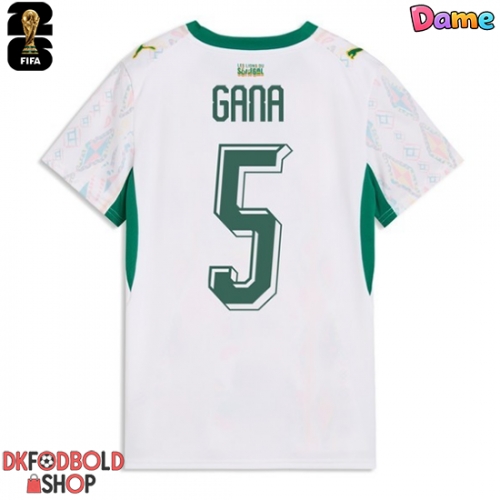 Senegal Idrissa Gueye #5 Hjemmebanetrøje Dame VM 2026 Kort ærmer